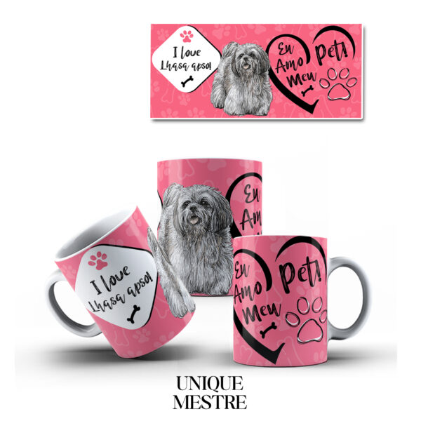 Caneca Personalizada - Coleção Pet | Lhasa apso
