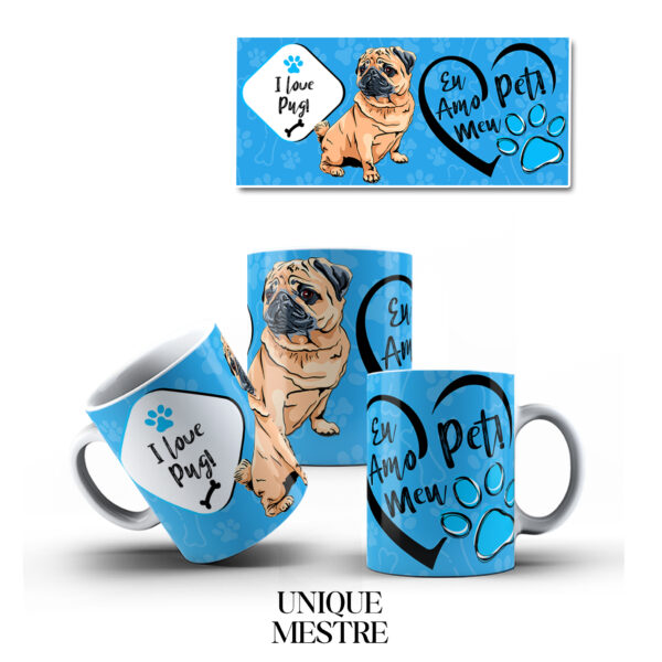 Caneca Personalizada - Coleção Pet | Pug