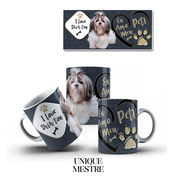 Caneca Personalizada - Coleção Pet | Shih-tzu