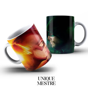 Caneca Personalizada - DC Comics - Flash & Arrow