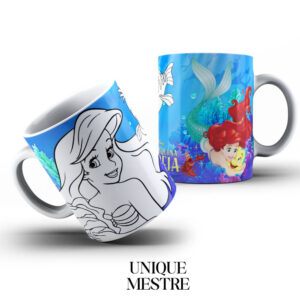 Caneca Personalizada - Dia das Crianças - A Pequena Sereia