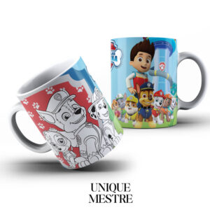 Caneca Personalizada - Dia das Crianças - Patrulha Canina - Modelo 2