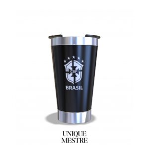 Copo Stanley Personalizado - Time e Nome - CBF - Confederação Brasileira de Futebol